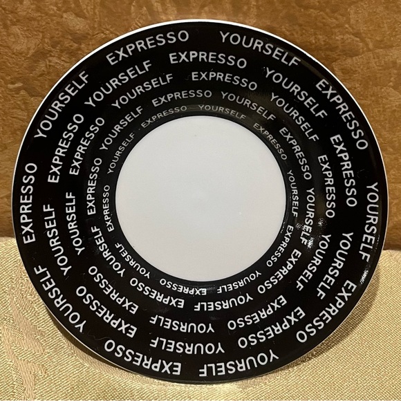 Espresso Yourself Black & White Espresso Set of 12 - Picture 2 of 5